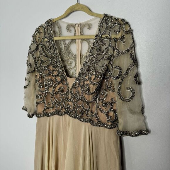 Terani Couture beaded dress size 14 - Picture 2 of 6